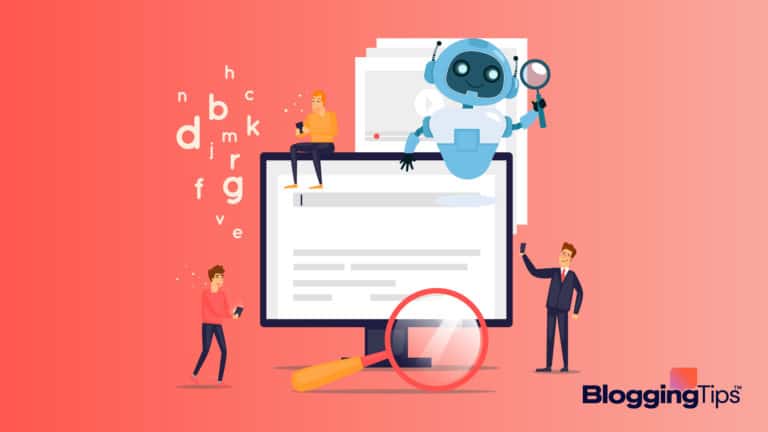 vector graphic showing an illustration of ai written blogs