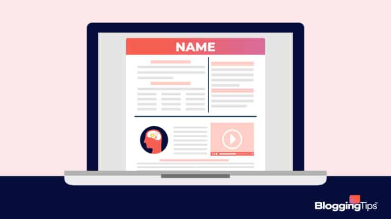 vector graphic showing blog name ideas