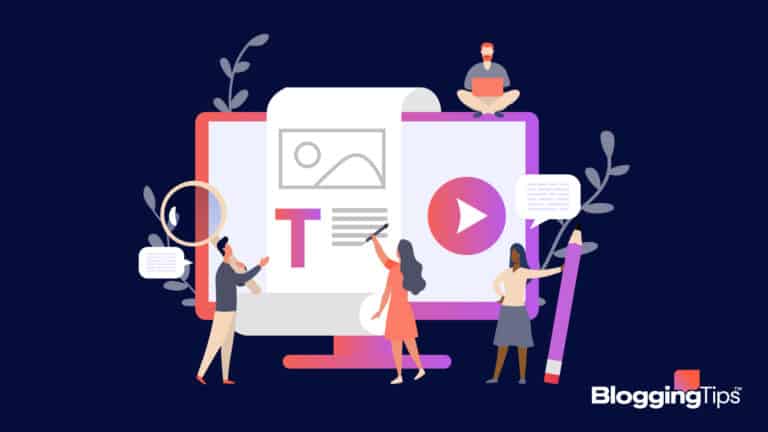 vector graphic showing a header image for blogger jobs page