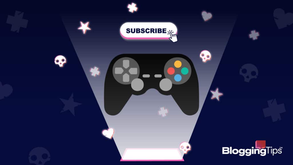 vector graphic showing a header image for games as a service blog post