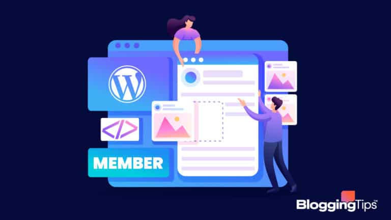 header image showing a man working on a computer and learning how to create a membership website