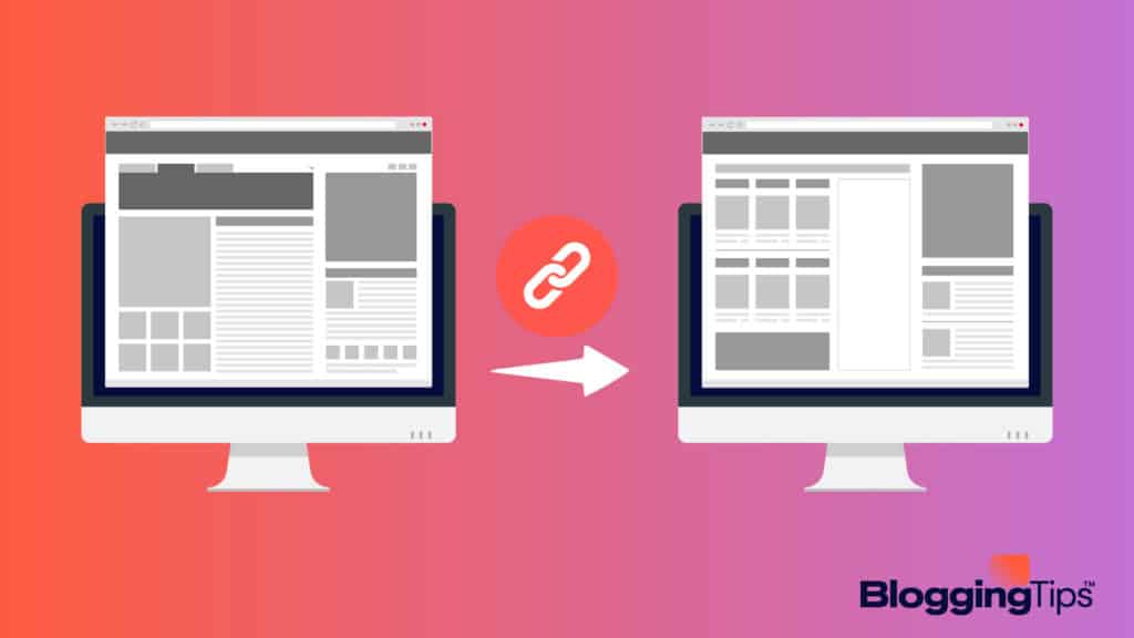 illustration showing a jump to link navigating to different parts of a page on a browser window
