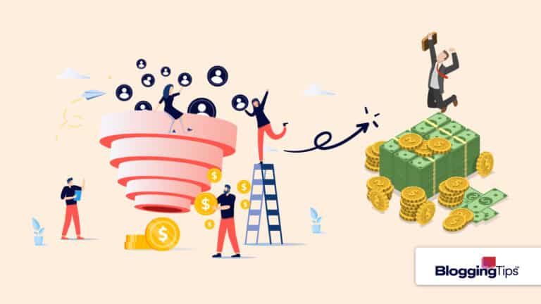 vector graphic showing elements of lead generation companies