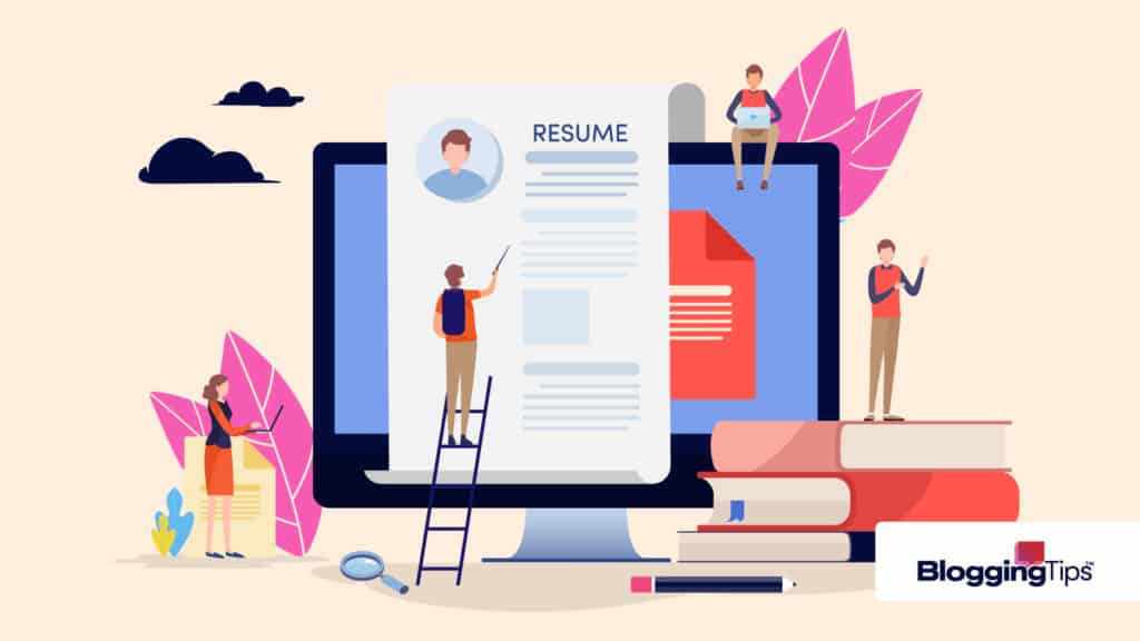 vector graphic showing a header image for the best online jobs for college students blog post