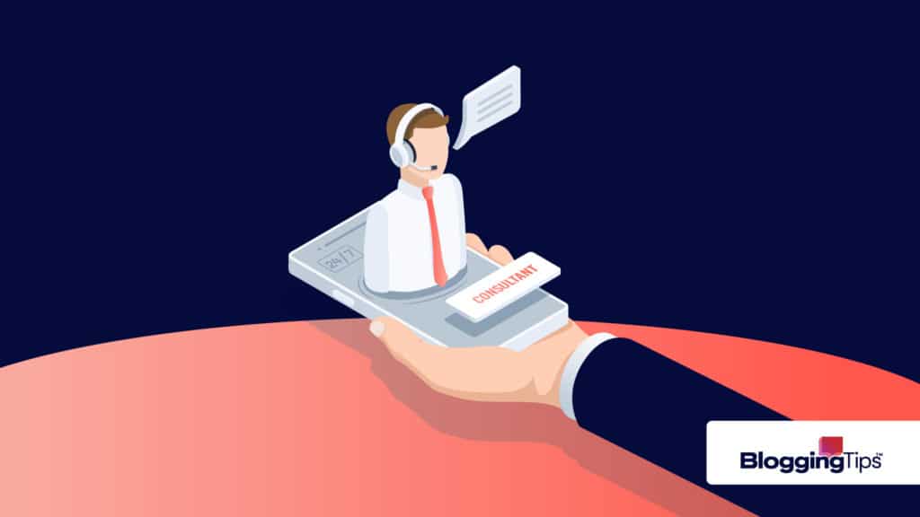 vector graphic showing an illustration of "what is a consultant"
