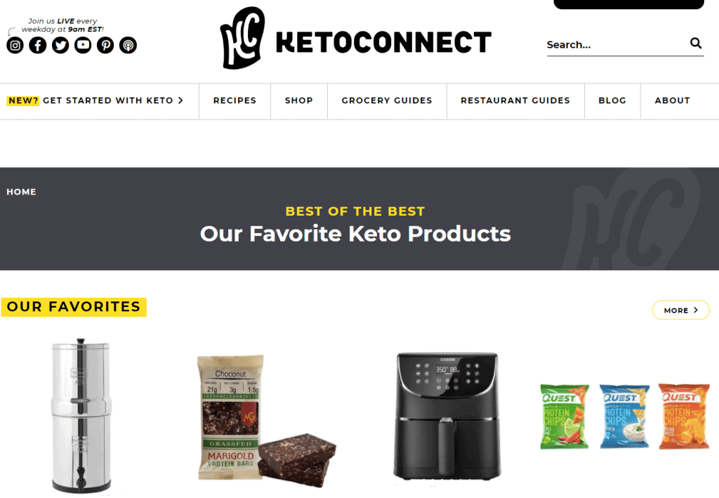 affiliate blog example