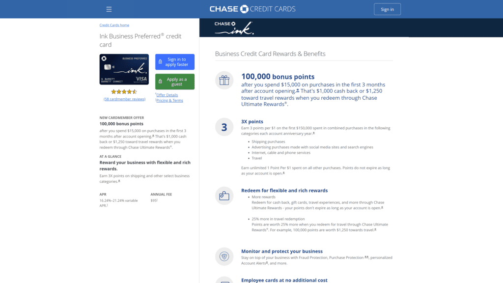 American Express Blue Business