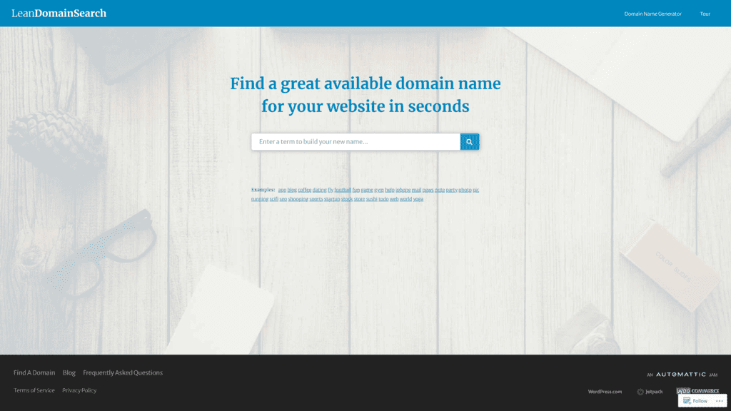 Lean Domain Search