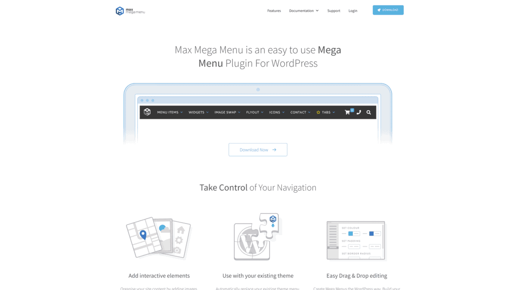 Max Mega Menu