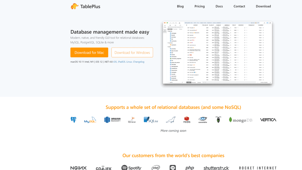 TablePlus