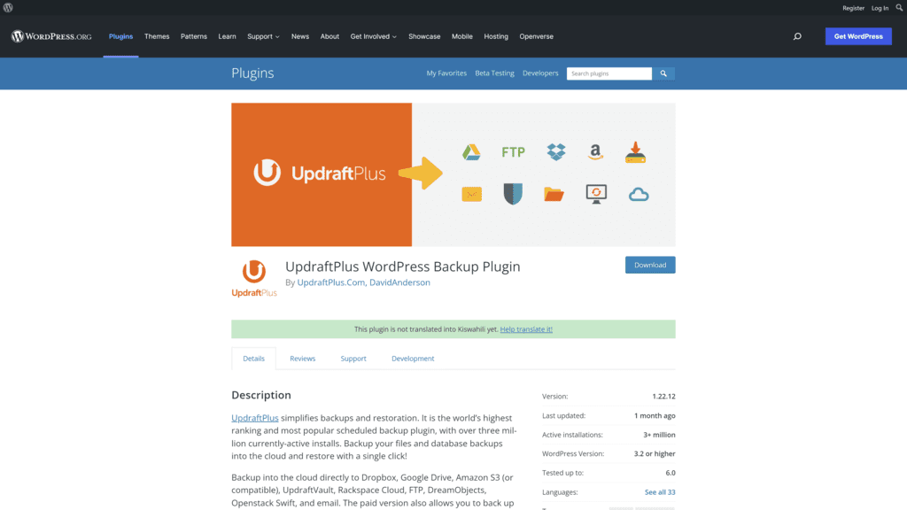 UpDraftPlus