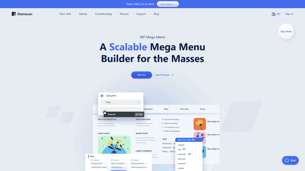 WP Mega Menu by Themeum